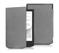Case Compatible with Pocketbook Verse PB629 2023 6" eReader, Lightweight PU Leather Folio Cover with Strap, Auto Sleep/Wake(Grey)