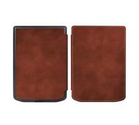 Case Compatible With PocketBook Verse Pro 6 Inch 2023 E-Reader Slim Cover For PB629 PB634 With Auto Wake Sleep(Brown)