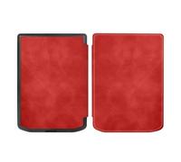 Case Compatible With PocketBook Verse Pro 6 Inch 2023 E-Reader Slim Cover For PB629 PB634 With Auto Wake Sleep(Red)