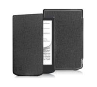 Case Compatible with Pocketbook Verse Pro PB634 2023 6" eReader, Lightweight PU Leather Folio Cover with Strap, Auto Sleep/Wake(Black)