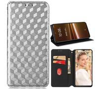 Case Compatible with Realme 14T/Realme 14, PU Leather Flip Wallet Phone Cover for Realme 14T/Realme 14, Square3