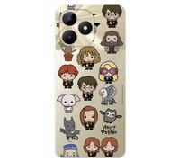 Case Compatible with Realme C53 - Realme C51 Official Harry Potter Characters Icons to Protect Your Mobile Phone Case Transparent Flexible Silicone Case with Official Harry Potter License