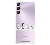 Case Compatible with Samsung Galaxy A05s Official Peanuts Pedestrian Characters to Protect Your Mobile Phone, Transparent Flexible Silicone Case with Official Snoopy License