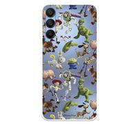 Case Compatible with Samsung Galaxy A15 5G Official Disney Dolls Toy Story Silhouettes to Protect Your Mobile Phone. Transparent Silicone Flexible Case with Official Toy Story License