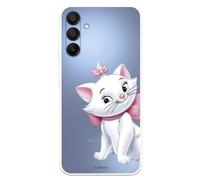 Case Compatible with Samsung Galaxy A15 5G Official Disney Marie to Protect Your Mobile Phone, Transparent Silicone Flexible Case with Official License of the Aristocats