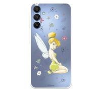 Case Compatible with Samsung Galaxy A15 5G Official Disney Tinkerbell Silhouette to Protect Your Mobile Phone, Transparent Silicone Case with Official Licensed Peter Pan