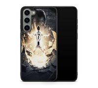 Case Compatible with Samsung Galaxy A23 - Cristiano Ronaldo - Power and Speed - HD Sublimation - Black Silicone - Madness Cases