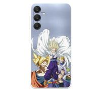 Case Compatible with Samsung Galaxy A25 5G Official Dragon Ball Warriors Saiyans to Protect Your Mobile Phone Case Transparent Flexible Silicone Case with Official Dragon Ball License