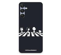 Case Compatible with Samsung Galaxy A25 5G Official Peanuts Beatles Characters to Protect Your Mobile Phone, Transparent Flexible Silicone Case with Official Snoopy License