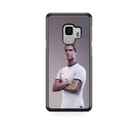 Case Compatible with Samsung Galaxy A8 2018 - Cristiano Ronaldo - Match Intensity - HD Sublimation - Black Silicone - Madness Cases