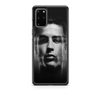 Case Compatible with Samsung Galaxy S20 Plus - Cristiano Ronaldo - Dynamic Pose - HD Sublimation - Silicone Black - Madness Cases