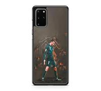 Case Compatible with Samsung Galaxy S20 Plus - Cristiano Ronaldo - Match Intensity - HD Sublimation - Black Silicone - Madness Cases
