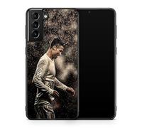 Case Compatible with Samsung Galaxy S21 - Cristiano Ronaldo - Elite Performance - HD Sublimation - Silicone Black - Madness Cases