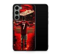 Case Compatible with Samsung Galaxy S22 Plus - Cristiano Ronaldo - Offensive Energy - HD Sublimation - Silicone Black - Madness Cases