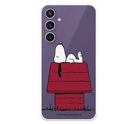 Case Compatible with Samsung Galaxy S23 FE Official Peanuts Snoopy Home to Protect Your Mobile Phone, Transparent Flexible Silicone Case with Official Snoopy License