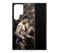 Case Compatible with Samsung Galaxy S23 Ultra - Cristiano Ronaldo - Elite Performance - HD Sublimation - Silicone Black - Madness Cases