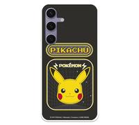 Case Compatible with Samsung Galaxy S24 Plus Official Pokemon Pikachu Video Game to Protect Your Mobile Phone Case Transparent Flexible Silicone Case with Official Pokémon License