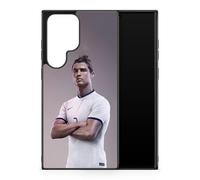 Case Compatible with Samsung Galaxy S24 Ultra - Cristiano Ronaldo - Match Intensity - HD Sublimation - Black Silicone - Madness Cases
