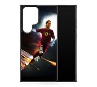 Case Compatible with Samsung Galaxy S25 Ultra - Cristiano Ronaldo - Absolute Determination - HD Sublimation - Black Silicone - Madness Cases