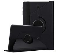 Case Compatible with Samsung Galaxy Tab A 10.5 (2018), EKVINOR 360 Degree Rotating PU Leather Protective Tablet Cover Case for Galaxy Tab A 10.5 inch 2018 Model (SM-T590/T595/T597) - Black