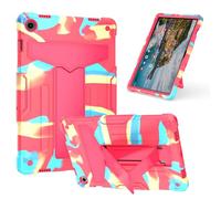 Case Compatible with Samsung Galaxy Tab A9 Plus SM-X210/X216/X218 11inch,with Kickstand Three-Layer Hybrid Full Body Case Rugged Shock-Proof Fall Protection Cover ZY (RAINBOW ROSE)