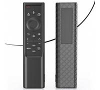 Case Compatible with Samsung Smart TV Remote Control 2021/2022 Cover | Solar Cell Remote BN59-01357 BN59-01385 BN59-01265A Universal Silicone Skin Sleeve Black