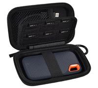 Case Compatible with SanDisk 1TB 2TB 4TB 500GB/for PRO Extreme Portable SSD External Solid State Hard Drive, Memory Card SD SDXC SDHC Card Storage Holder Organizer (Box Only) Black