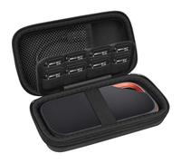 Case Compatible with SanDisk 2TB 1TB 4TB Extreme PRO/for Sandisk Extreme Portable SSD USB-C, USB 3.2 Gen 2 for Creator Pro for 1TB Extreme Go SSD（Black
