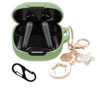 Case Compatible with Soundcore Liberty 4 NC Earbuds, Soft Silicone Scratch Shock Resistant Skin Cover with Bling Keychain Accessories , Protective Cover for Liberty 4 NC by Anker Charging Case