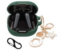 Case Compatible with Soundcore Liberty 4 NC Earbuds, Soft Silicone Scratch Shock Resistant Skin Cover with Bling Keychain Accessories , Protective Cover for Liberty 4 NC by Anker Charging Case