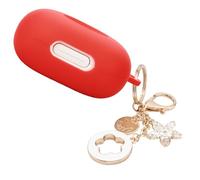 Case Compatible with Soundcore Sport X20 Earbuds, Soft Silicone Scratch Shock Resistant Skin Cover with Bling Keychain Accessories, Protective Cover for Soundcore Sport X20 by Anker Charging Case