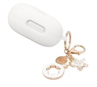 Case Compatible with Soundcore Sport X20 Earbuds, Soft Silicone Scratch Shock Resistant Skin Cover with Bling Keychain Accessories, Protective Cover for Soundcore Sport X20 by Anker Charging Case