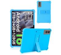 Case Compatible with TABWEE T50 11 inch Tablet - Shockproof Silicone Protective Case with Kickstand Anti-Slip, Drop-Resistant Business Style (Sky Blue)