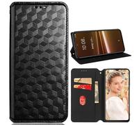 Case Compatible with TCL 60 SE NxtPaper, PU Leather Flip Wallet Phone Cover for TCL 60 SE NxtPaper, Square1
