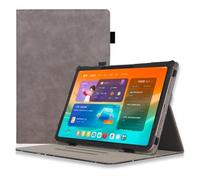 Case Compatible with TCL NXTPAPER 14 Pro 2-in-1 Tablet 9463A Leather 14 Inch PU Stand Rotating Protective Cover(Grey)