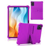Case Compatible with Teclast T60 Pro 12 inch Tablet - Shockproof Silicone Protective Case with Kickstand Anti-Slip, Drop-Resistant Business Style (Purple)
