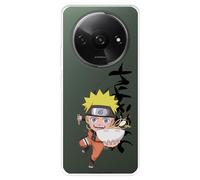 Case Compatible with Xiaomi Redmi A3 Official Naruto Baby Naruto Ramen to Protect Your Mobile Phone, Transparent Flexible Silicone Case with Official Naruto License