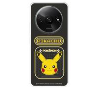 Case Compatible with Xiaomi Redmi A3 Official Pokemon Pikachu Video Game to Protect Your Mobile Phone Case Transparent Silicone Flexible with Official Pokémon License