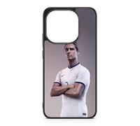 Case Compatible with Xiaomi Redmi Note 14 5G - Cristiano Ronaldo - Match Intensity - HD Sublimation - Black Silicone - Madness Cases