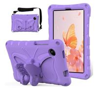 Case Compatible with Xiaomi Redmi Pad SE 8.7" Case 2024,Light Weight EVA Rugged Shockproof Protective Cover Kids Friendly Full Cover with Shoulder Strap Kids ZY (PURPLE)