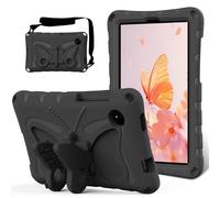 Case Compatible with Xiaomi Redmi Pad SE 8.7" Case 2024,Light Weight EVA Rugged Shockproof Protective Cover Kids Friendly Full Cover with Shoulder Strap Kids ZY (BLACK)