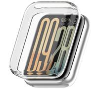 Case Compatible with Xiaomi Smart Band 10 Pro with Screen Protector, Flexible TPU Shockproof Scratch Proof Cover Case for Xiaomi Smart Band 10 Pro Smartwatch (Clear)
