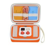 Case Compatible with Yoto Mini Kids Bluetooth Audio Player, Travel Storage Holder for Children’s Speaker Plays Stories Music Podcast Radio Cards - Case Only (Orange)