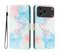 Case Compatible With ZTE Blade V80 Vita/Nubia V80 Design Case PU Leather Flip Case 3D Creative Pattern Design Protective Cover Stand Wallet Case,LOVE ME