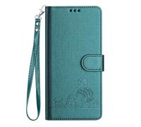Case Compatible with ZTE Blade V80 Vita/Nubia V80 Design, PU Leather Wallet Case Flip Cover with RFID Blocking Card Slots Viewing Stand Magnetic Clasp Protective Case, Green