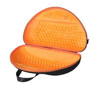 Case Cover Compatible for Harman Kardon GO+PLAY3, Bluetooth Speaker Protective Cover Portable Carrying Storage Bag Box EVA Travel Shell Pouch Organizer (Case Only) (Lined orange)