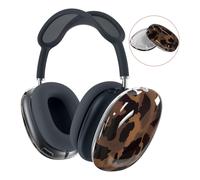 Case Cover Compatible with AirPods Max - Soft TPU Ear Cups - Brown Tort