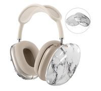 Case Cover Compatible with AirPods Max - Soft TPU Ear Cups - Ceramic White