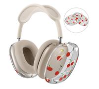 Case Cover Compatible with AirPods Max - Soft TPU Ear Cups - Cherry