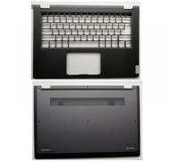 Case Cover Compatible With C340-14 C340-14IWL C340-14API C340-14IML FLEX-14IWL Palmrest Laptop Bottom Base Cover(GRAY D SHELL)